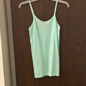 Never Worn Mint Green Poof Camisole Top